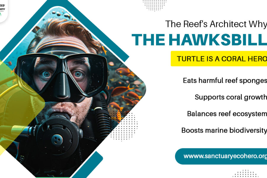 The Reef's Architect: Why the Hawksbill Turtle is a Coral Hero